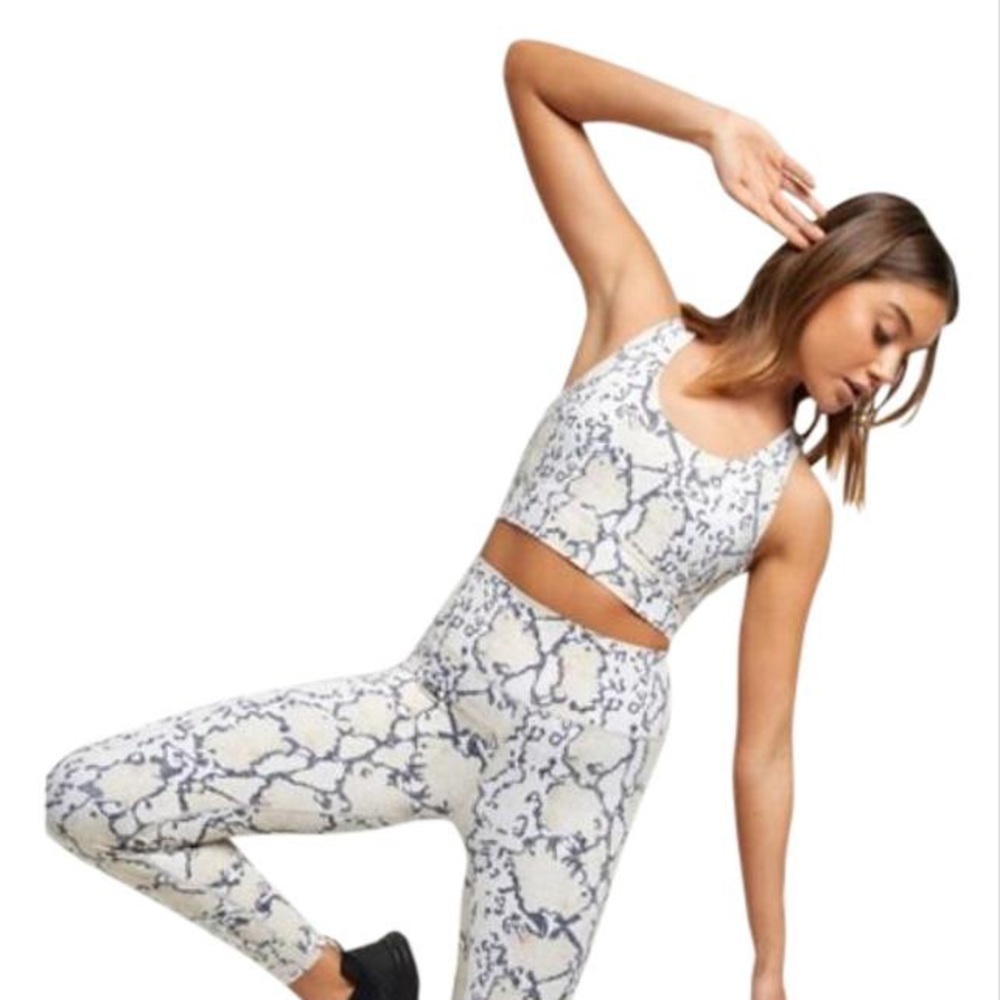 NWT snakeskin ALLFENIX sports bra top, S
